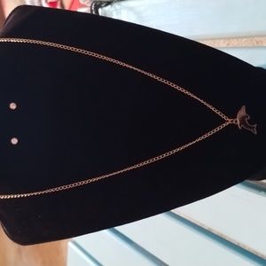 Little girls  adjustable necklace and earring set